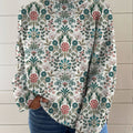 vintage-ethnic-art-flower-print-knit-turtleneck-pullover-sweater