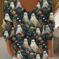 womens-vintage-ghost-art-print-casual-pullover-sweater-bmau