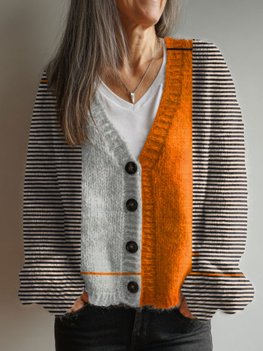 vintage-abstract-geometry-art-print-buttoned-v-neck-cardigan-sweater-13co