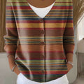 retro-plaid-pattern-print-buttoned-v-neck-cardigan-sweater-02yh