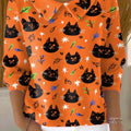 womens-halloween-black-cat-pattern-casual-peter-pan-collar-3-4-sleeve-sweater