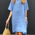 Women's Pocket Linen Dress