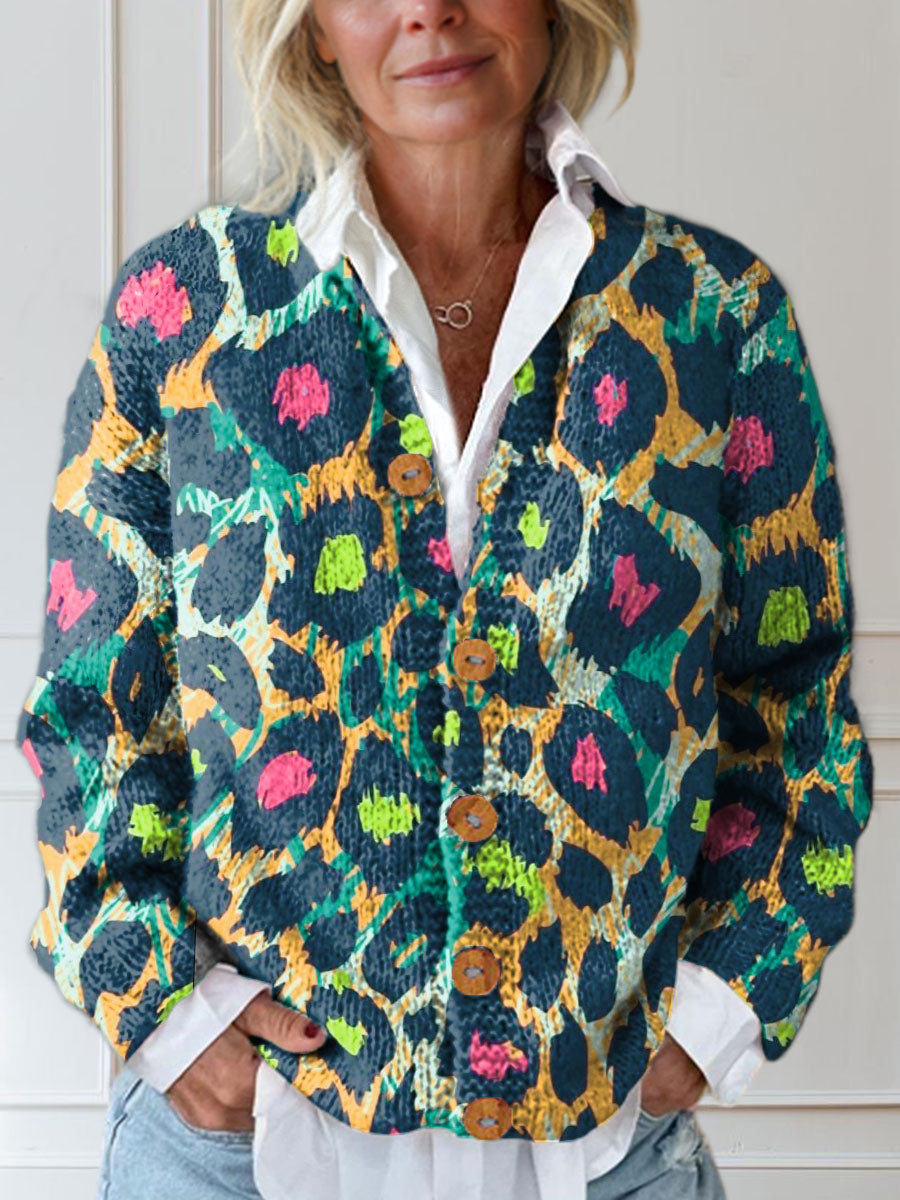 color-leopard-print-buttoned-cardigan-sweater