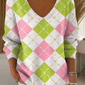 womens-pastel-green-diamond-geometric-painting-art-print-casual-pullover-sweater