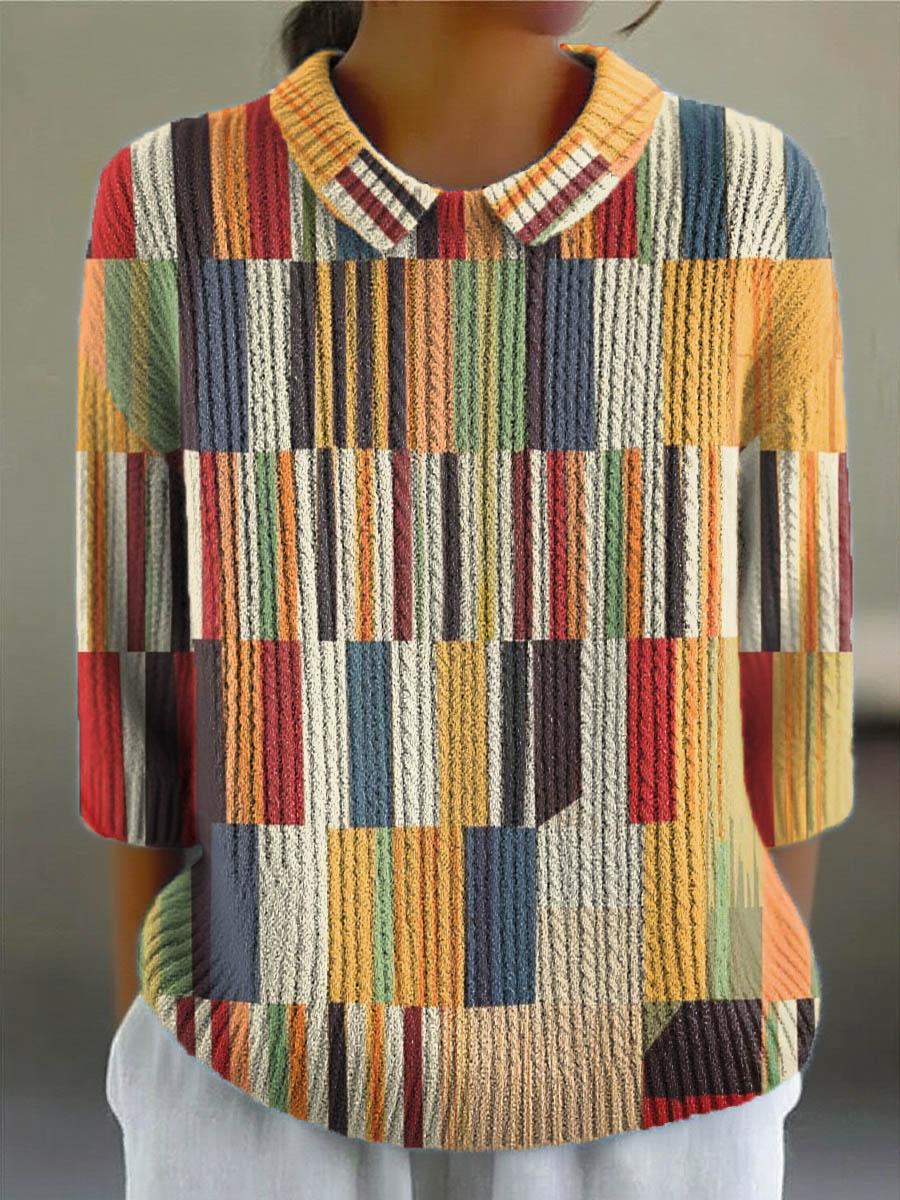 womens-geometric-pattern-art-print-casual-pullover-sweater-jr4v