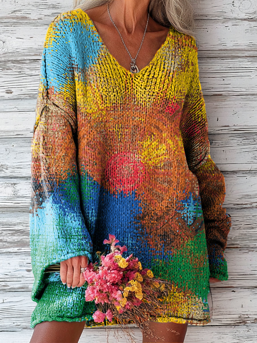 womens-vintage-abstract-color-block-graffiti-art-print-casual-pullover-sweater