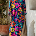 Women's Flowers Floral Art Casual Print Dress