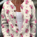 watercolor-french-rose-repeat-pattern-print-buttoned-cardigan-sweater