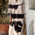 Women's Funny Dachshund Art Print Dress