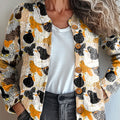 womens-lovely-chicken-art-print-buttoned-cardigan-sweater