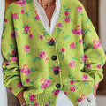 beautiful-cute-small-floral-painting-art-print-buttoned-v-neck-cardigan-sweater-w8zg