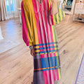 Colorful Striped Maxi Dress