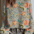 womens-vintage-flower-art-print-casual-pullover-sweater-re2c