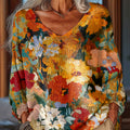 womens-beautiful-colorful-oil-painting-floral-art-print-casual-pullover-sweater