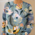 womens-vintage-artistic-floral-print-knit-pullover-sweater-o129