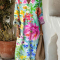 Women's Bright Flowers Art Print Dress
