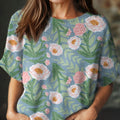 womens-vintage-floral-art-print-casual-crew-neck-short-sleeve-knitted-sweater-6ah6