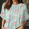 womens-vintage-flower-art-print-casual-crew-neck-short-sleeve-knitted-sweater-led5