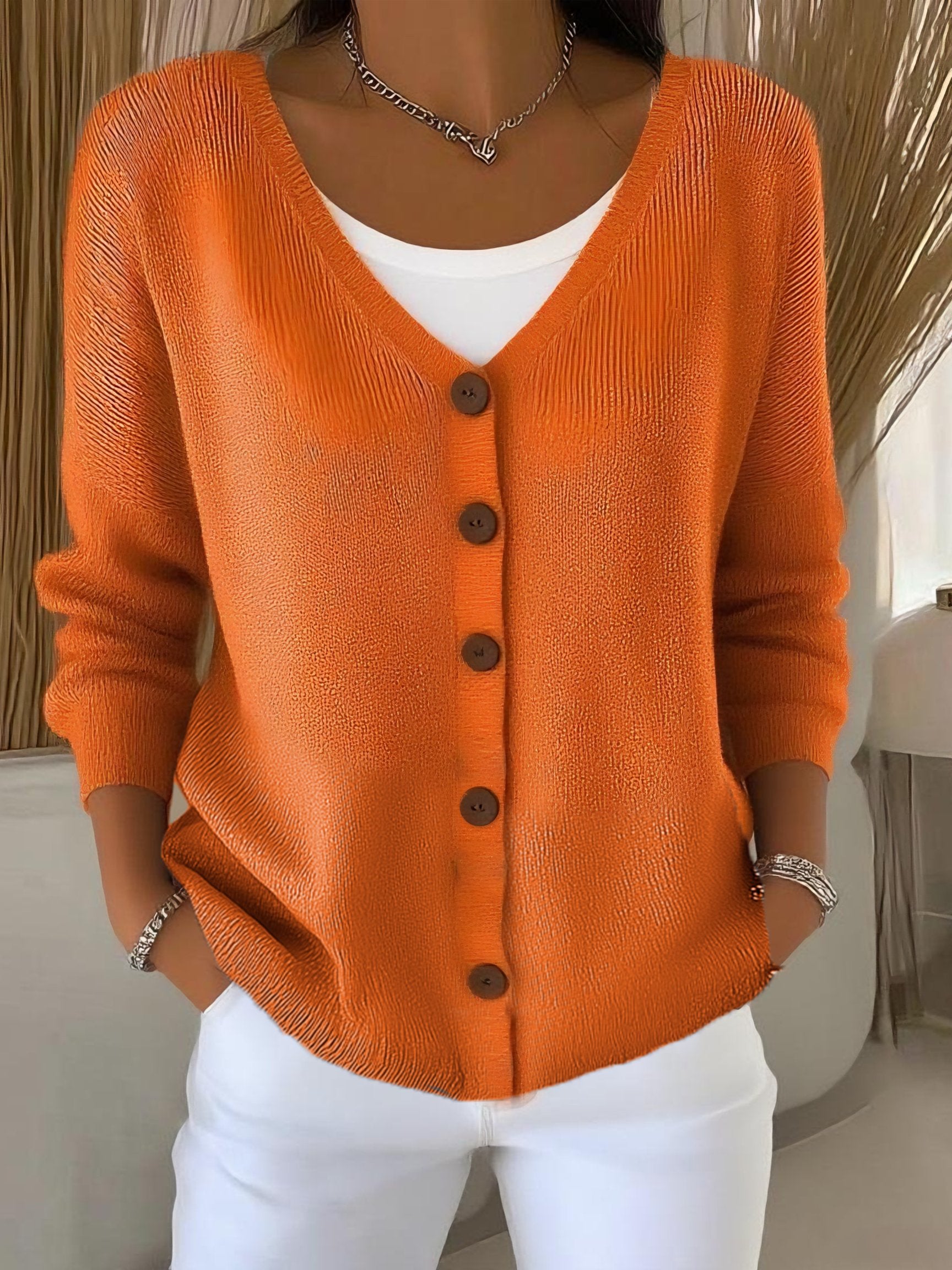 womens-autumn-buttoned-v-neck-cardigan-sweater