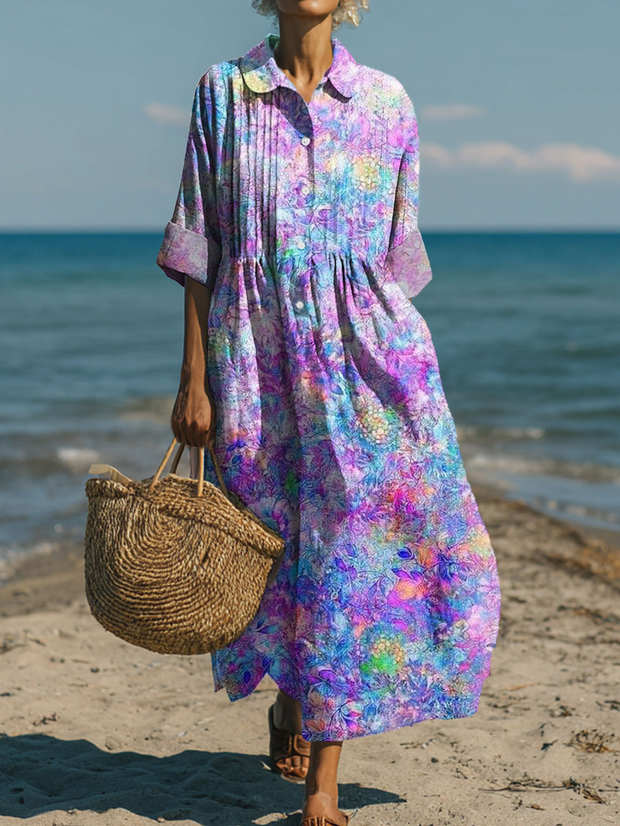 Women's Flowers Art Casual Print Dress