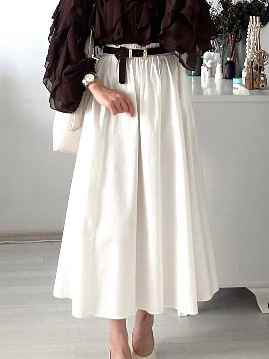 Women's Cotton Pocket Skirt