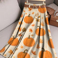 Women's Halloween Print High Waist Casual A-Line Skirt
