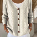 printing-pattern-print-buttoned-v-neck-cardigan-sweater