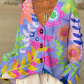 womens-beautiful-colorful-abstract-floral-painting-art-print-casual-pullover-sweater