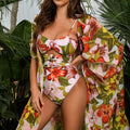 Maillots de bain à imprimé floral Gannie