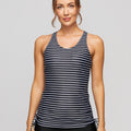 Ensemble tankini sport à col rond