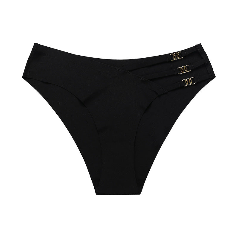 No Show Panty with Metal Decoration