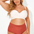 White Warp Elegant Women Bikini Set