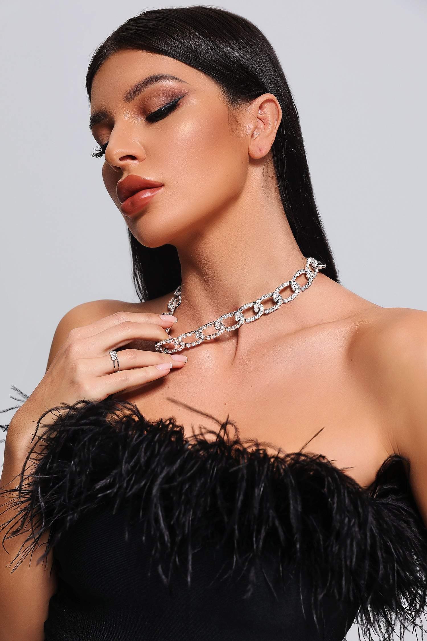 Akiyo Diamonate Necklace - Bellabarnett