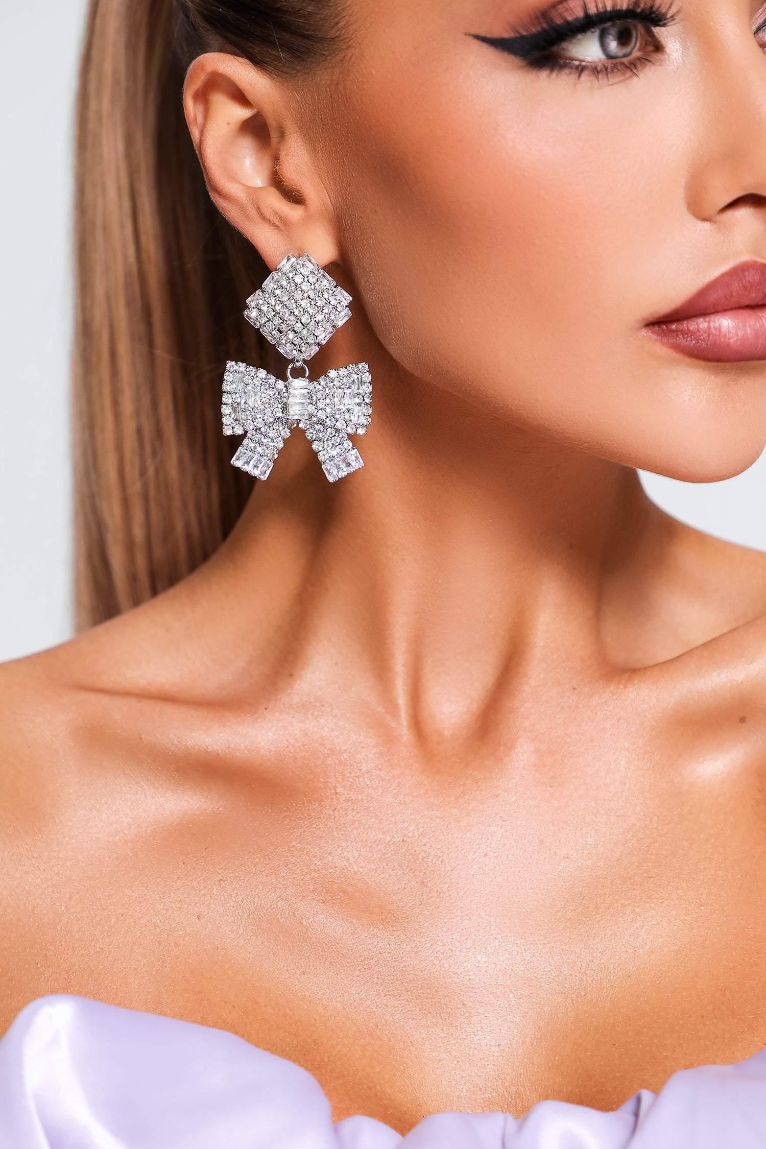 Nayafa Diamonate Earrings - Bellabarnett